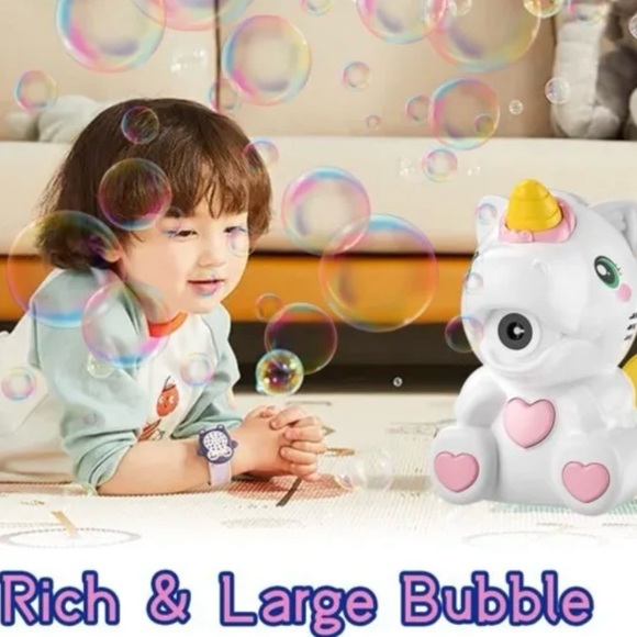 Toys Bubble Machine Unicorn Bubble Blower Poshmark